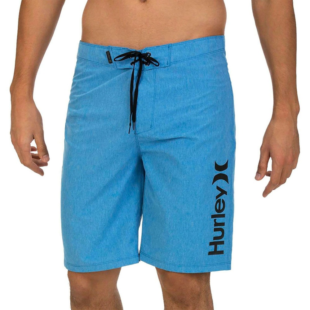 Hurley Men's One & Only Heather 21" Boardshorts - Photo Blue